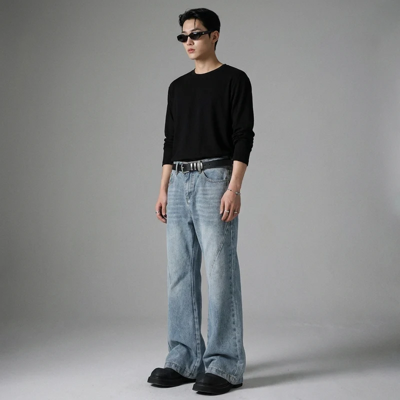 Jean Bootcut Délavé
