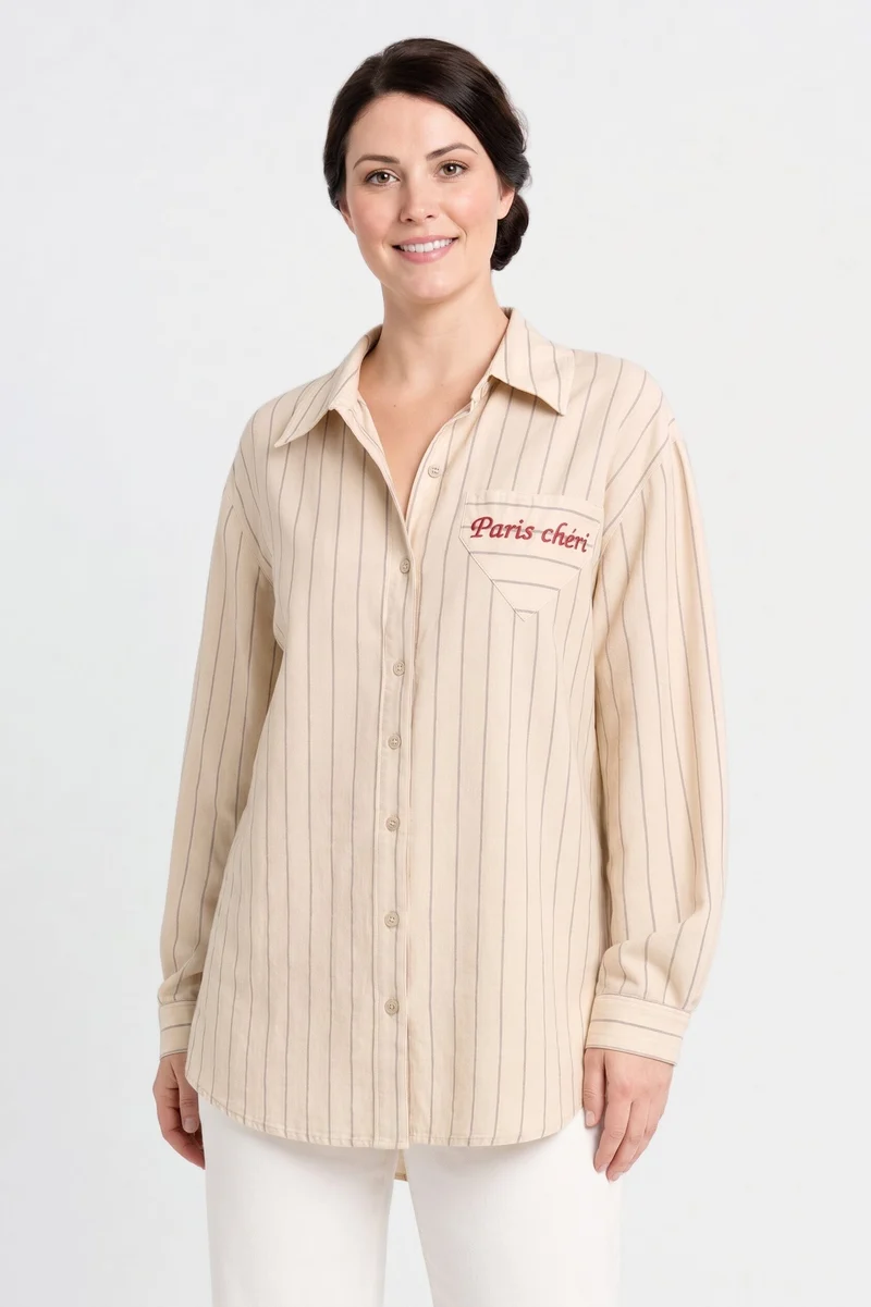 A-Bee - Nadja Shirt - Taupe