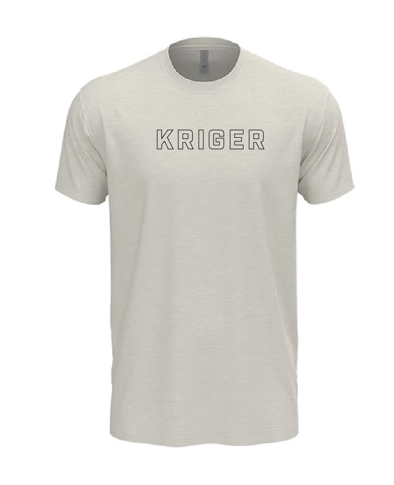 Kriger Training - Outline Quote Tee Sand