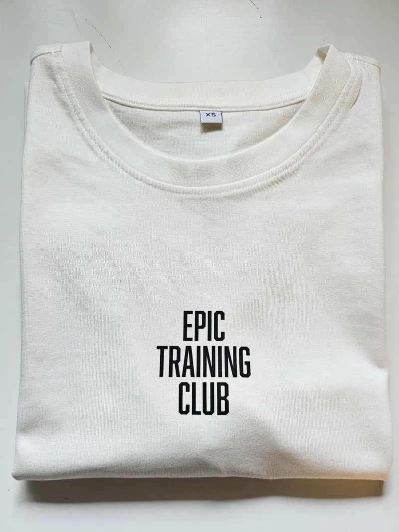 Epic Training Club - Heavy Oversize Tee (pale sand)