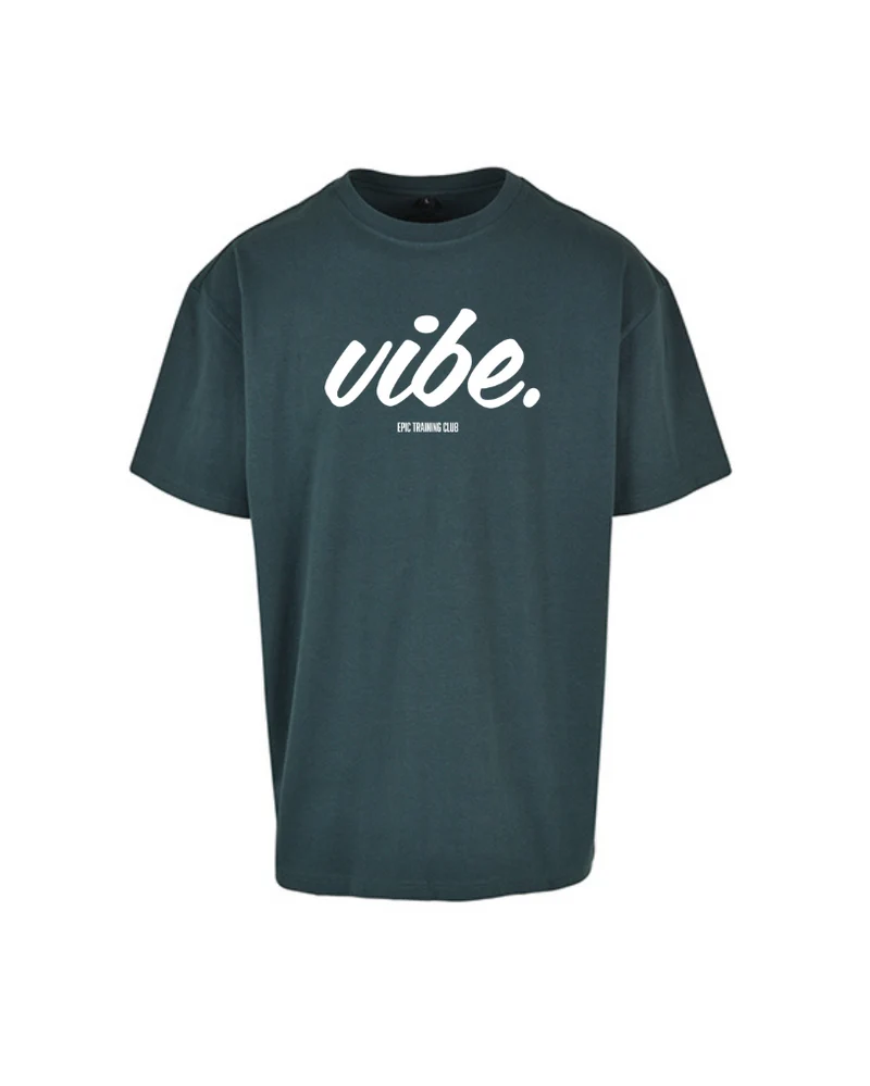 Vibe - unisex oversize heavyweight tee pine