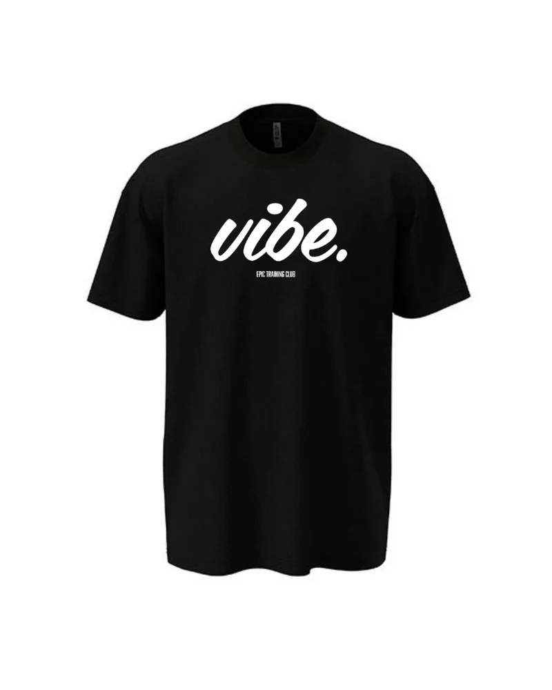 Vibe - unisex oversize heavyweight tee black