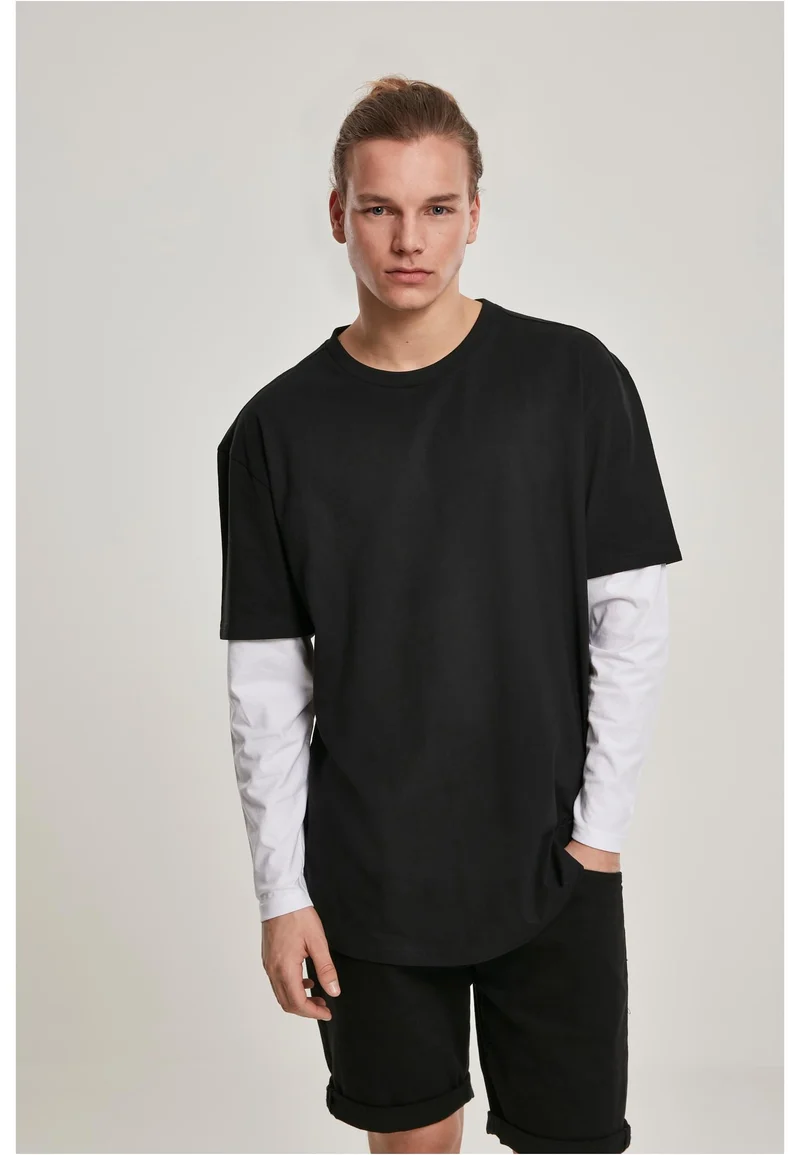 UC Oversized Shaped Double Layer LS Tee