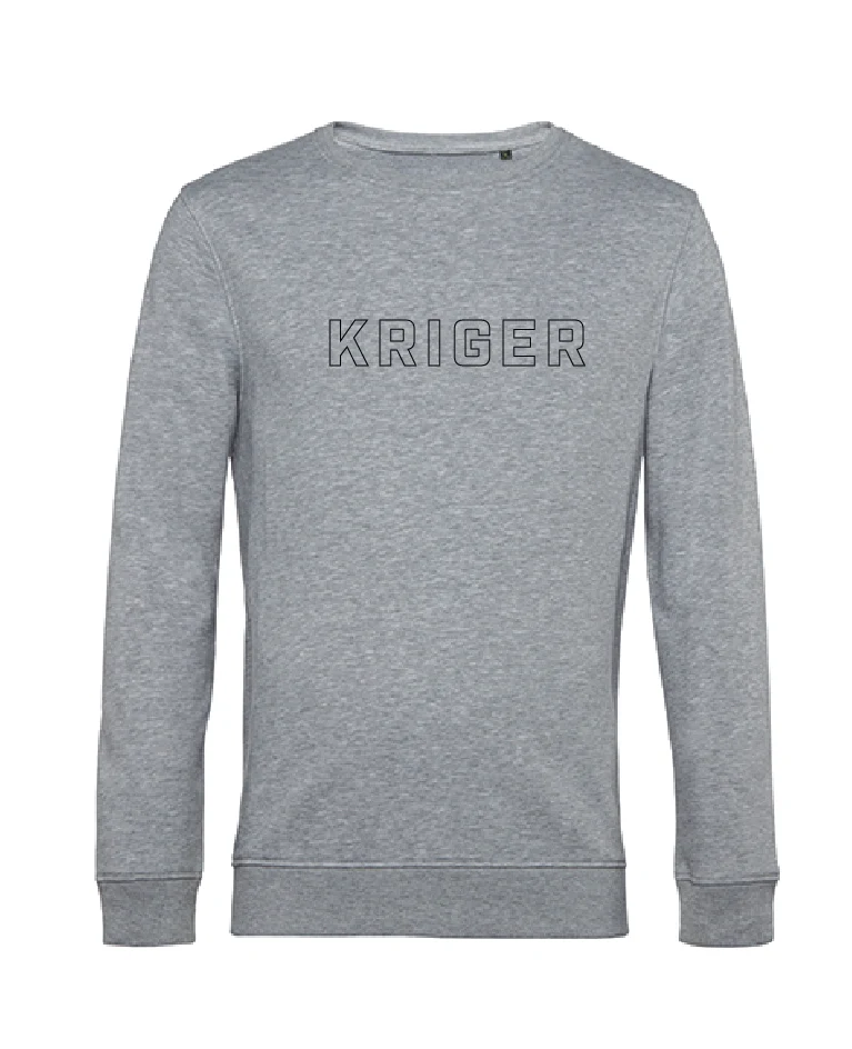 Kriger Training Outline Quote Sweatshirt (Heather Grey)