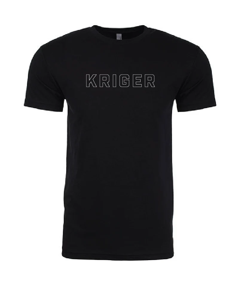 Kriger Training - Outline Quote Tee Black