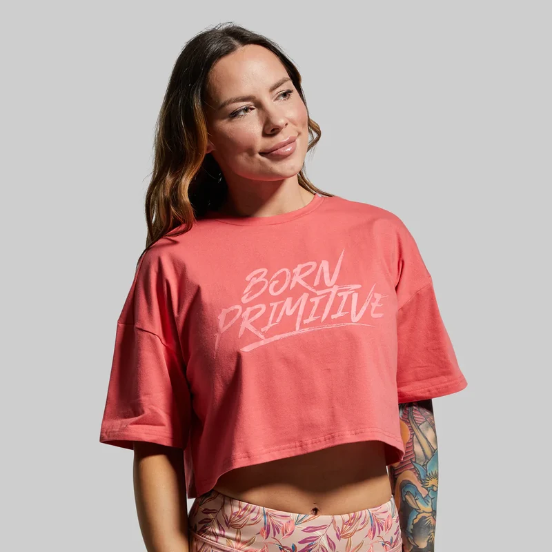 Born Primitive - Training Crop Tee 2.0 (Jungle Punch)