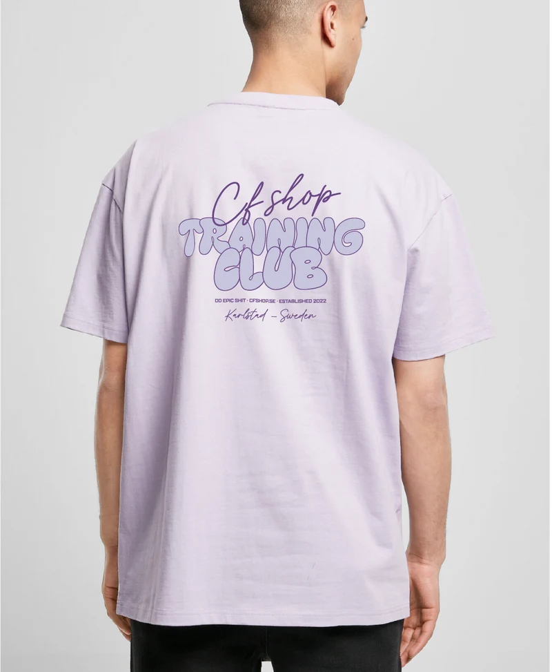 CFSHOP Training Club - Heavy Oversize Tee Lilac