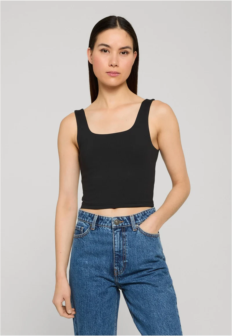 UC Cropped Polyamide Top