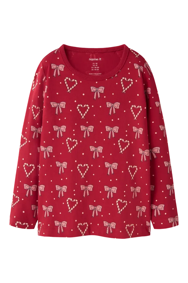 Name It - Nmfri Ls Top - 4912331 Jester Red