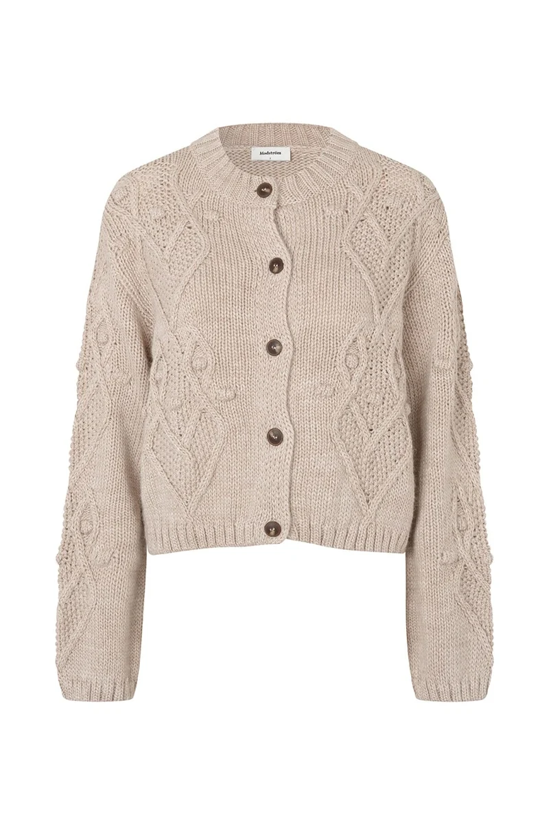 ModströM - Dahliamd Cardigan 59382 - 105 - Beige Melange