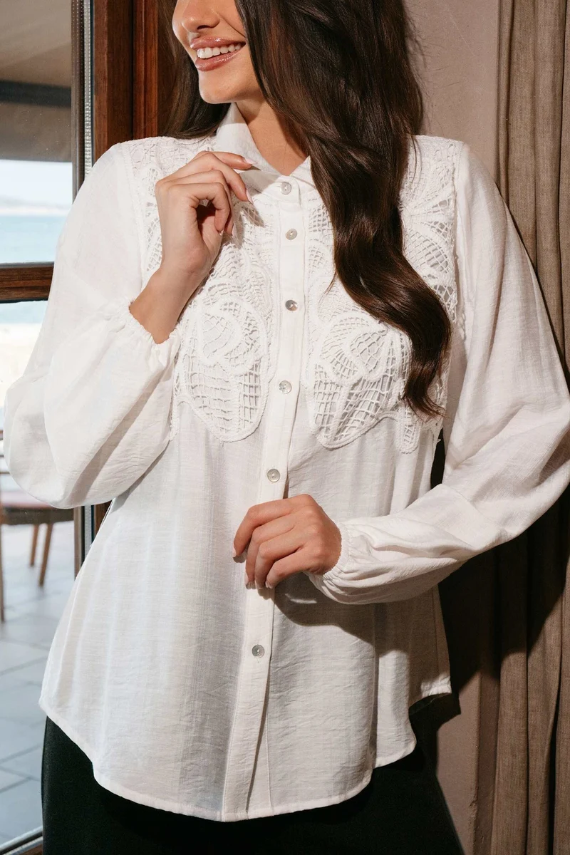 Liberte - Susanne Ls Shirt 22472 - White