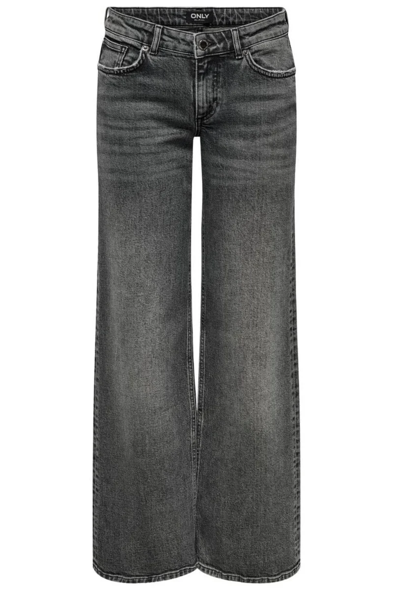 Only - Onljuicy Lw Wide Dot890 - 4673494 Dark Grey Denim