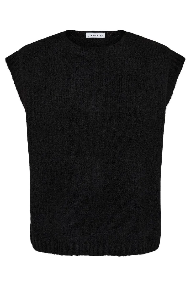 Haute L'Amitié - Toby Knit Vest HL10339 - Black