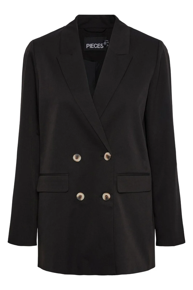 Pieces - PcThelma Ls Oversize Blazer - Black