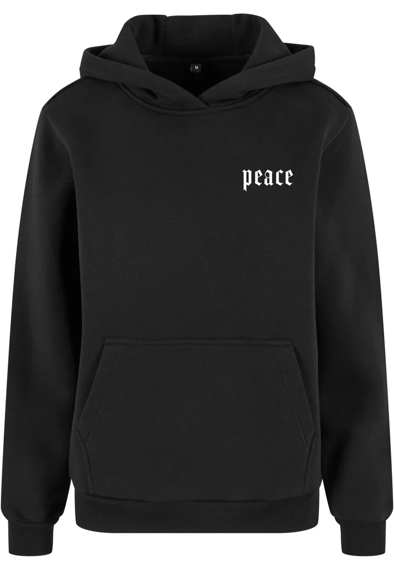 MT Girls Peace Hand Ladies Fluffy Hoody