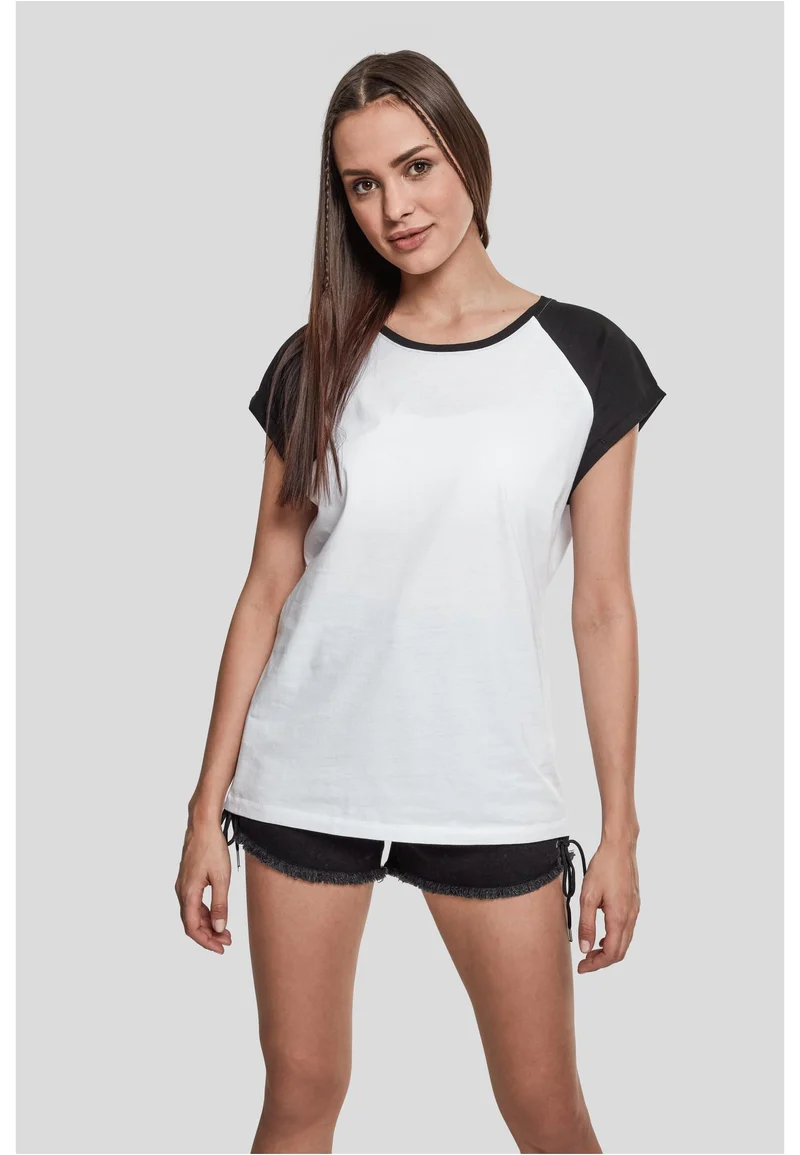 UC Contrast Raglan Tee Split