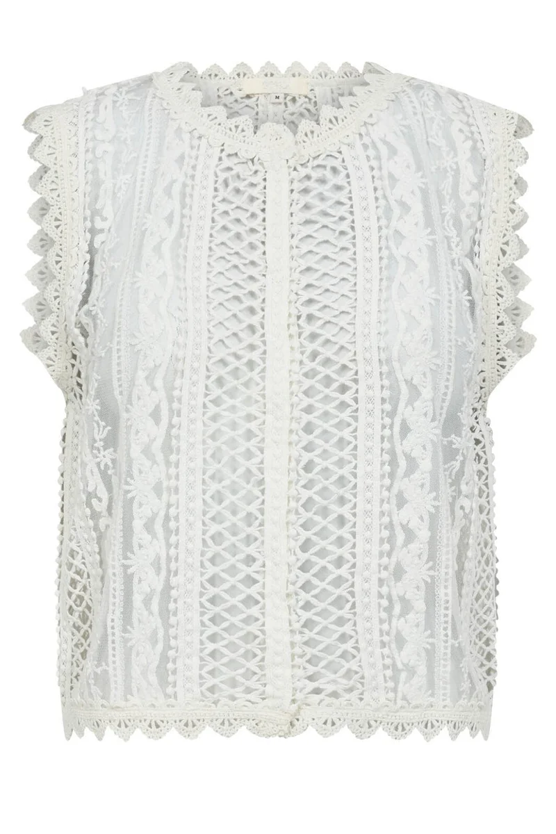 Gossia - Seborago Blouse Top G2430 - Off-White