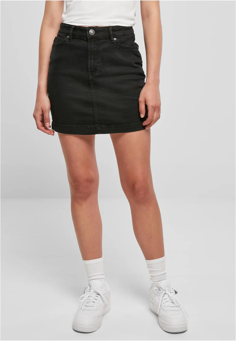 UC Organic Stretch Denim Mini Skirt