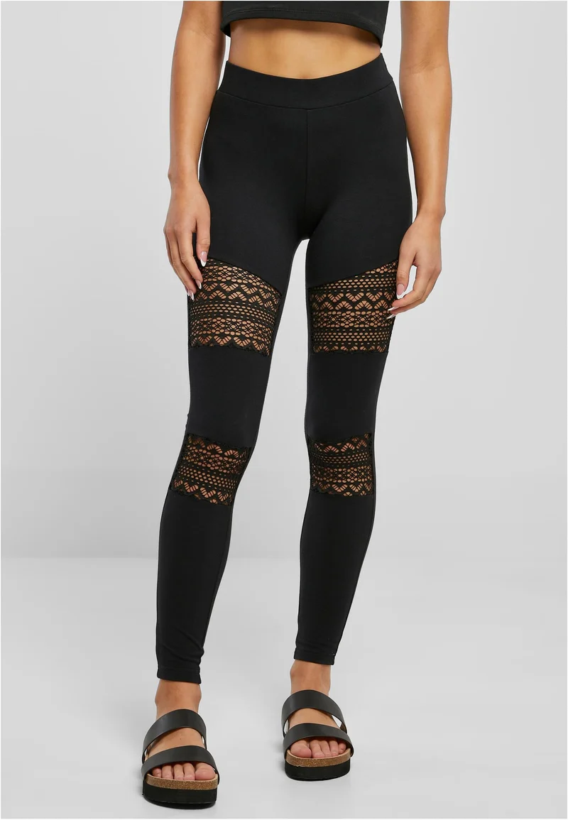 UC Crochet Lace Inset Leggings
