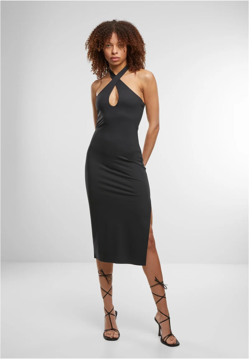 UC Crossed Neckholder Dress