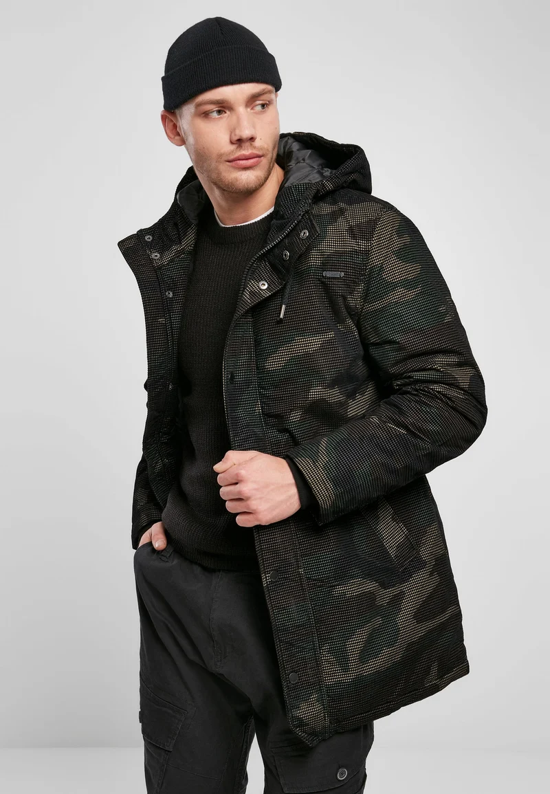B Grid-Camo Parka