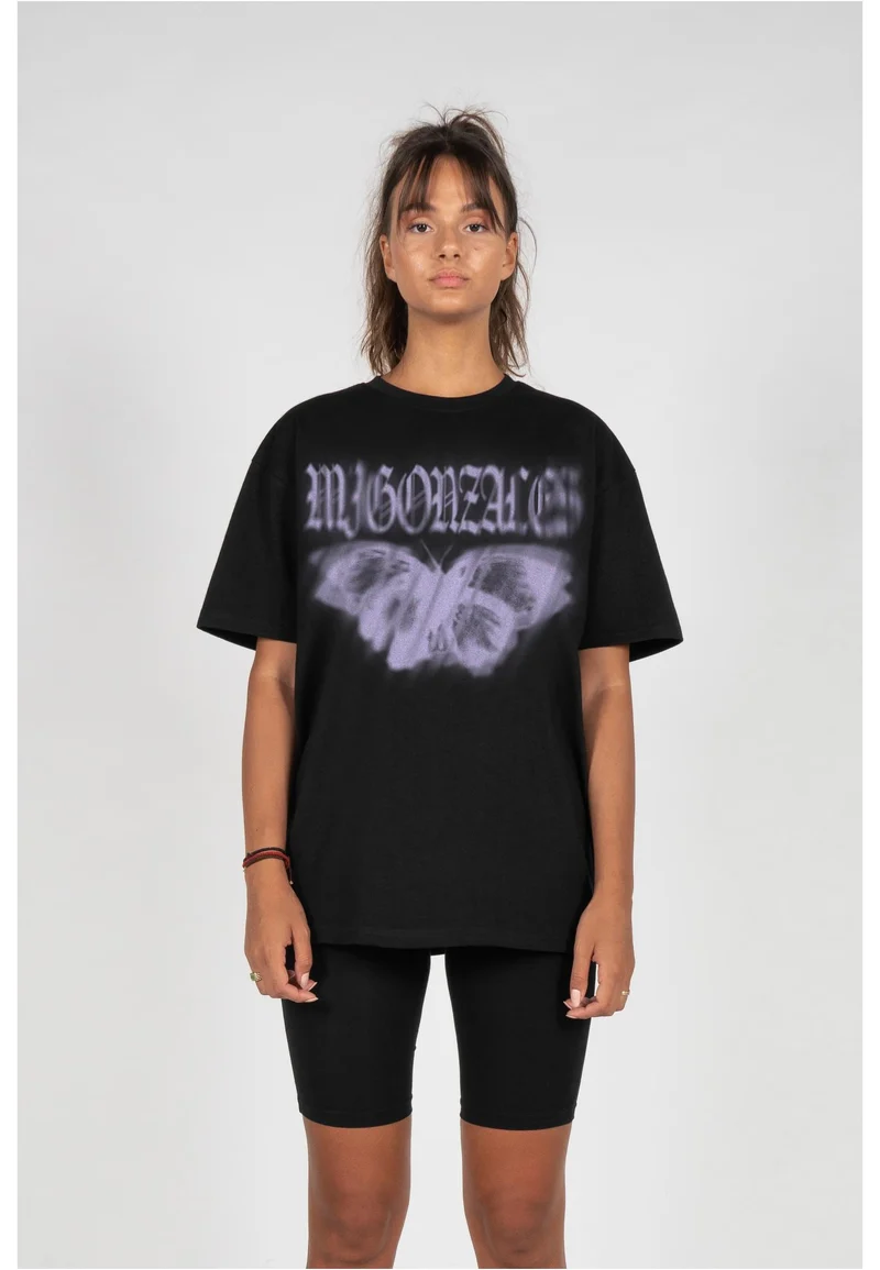 MJG Heavy Oversized Tee Ladies BUTTERFLY ILLUSION