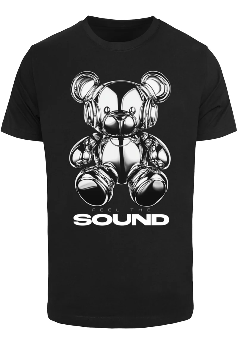 MT Feel The Sound Chrome Bear Tee