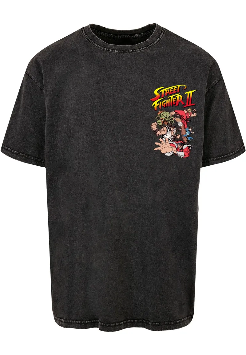 MC Streetfighter II Roster Oversize Tee