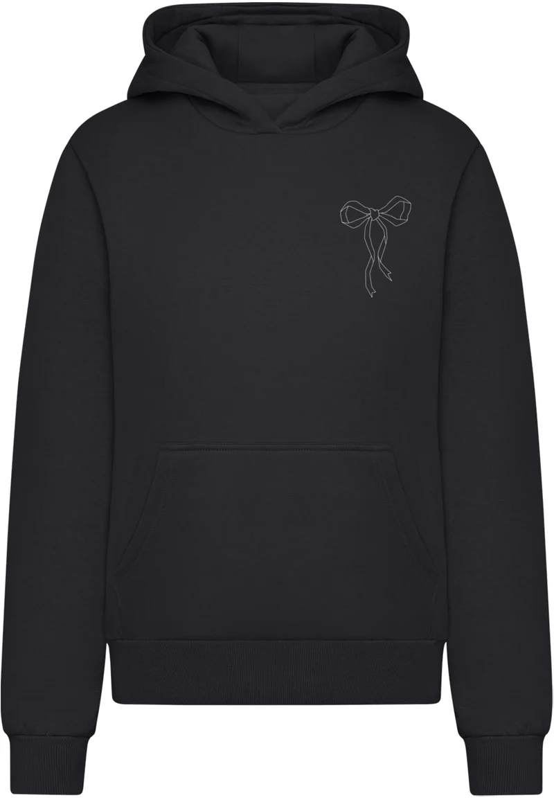 MT Bow Oneliner Ladies Fluffy Hoody