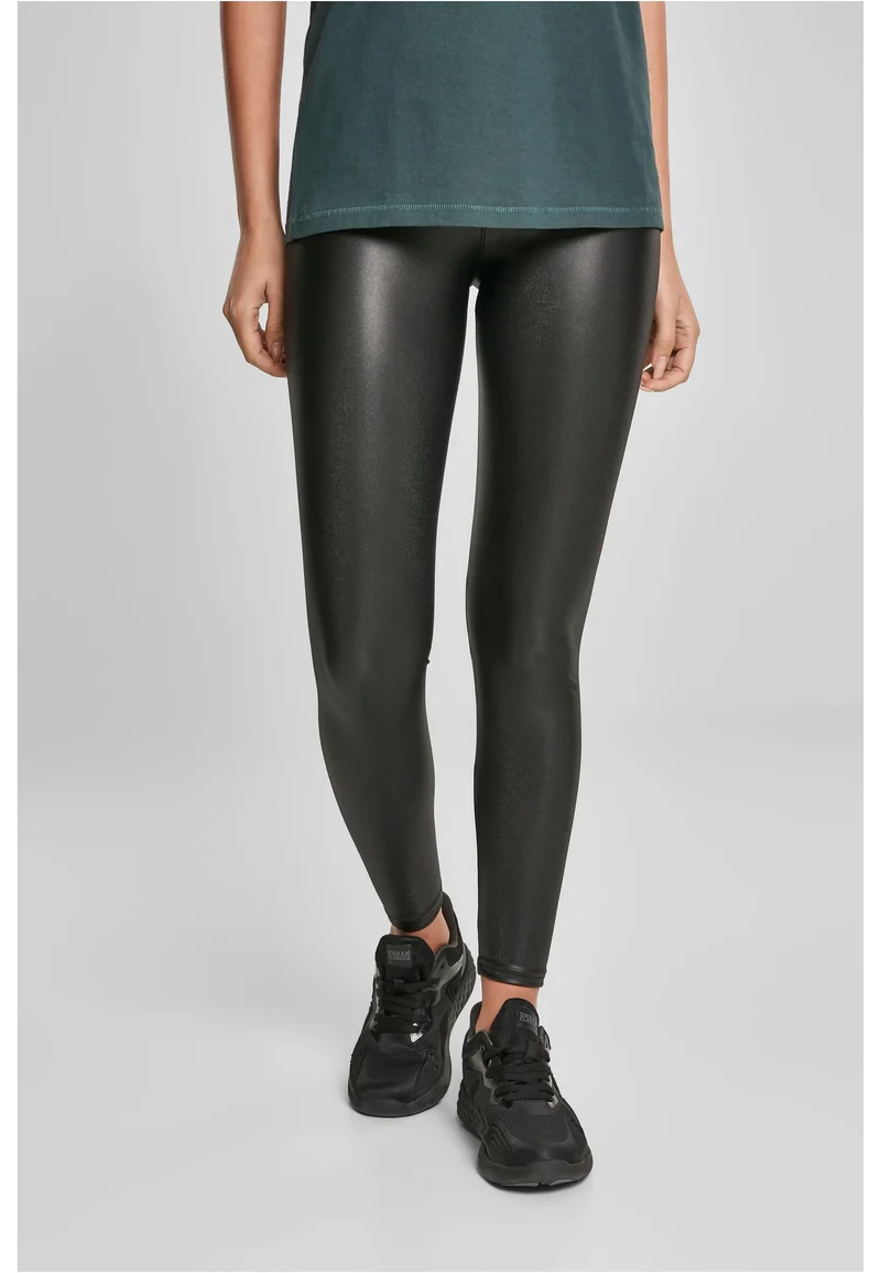 UC Faux Leather High Waist Tights 2-Pack