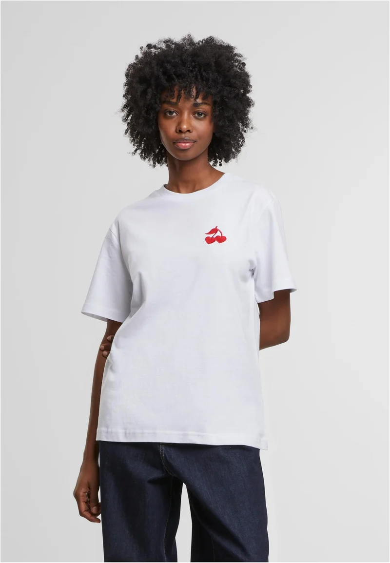 MT Heart Cherries EMB Tee