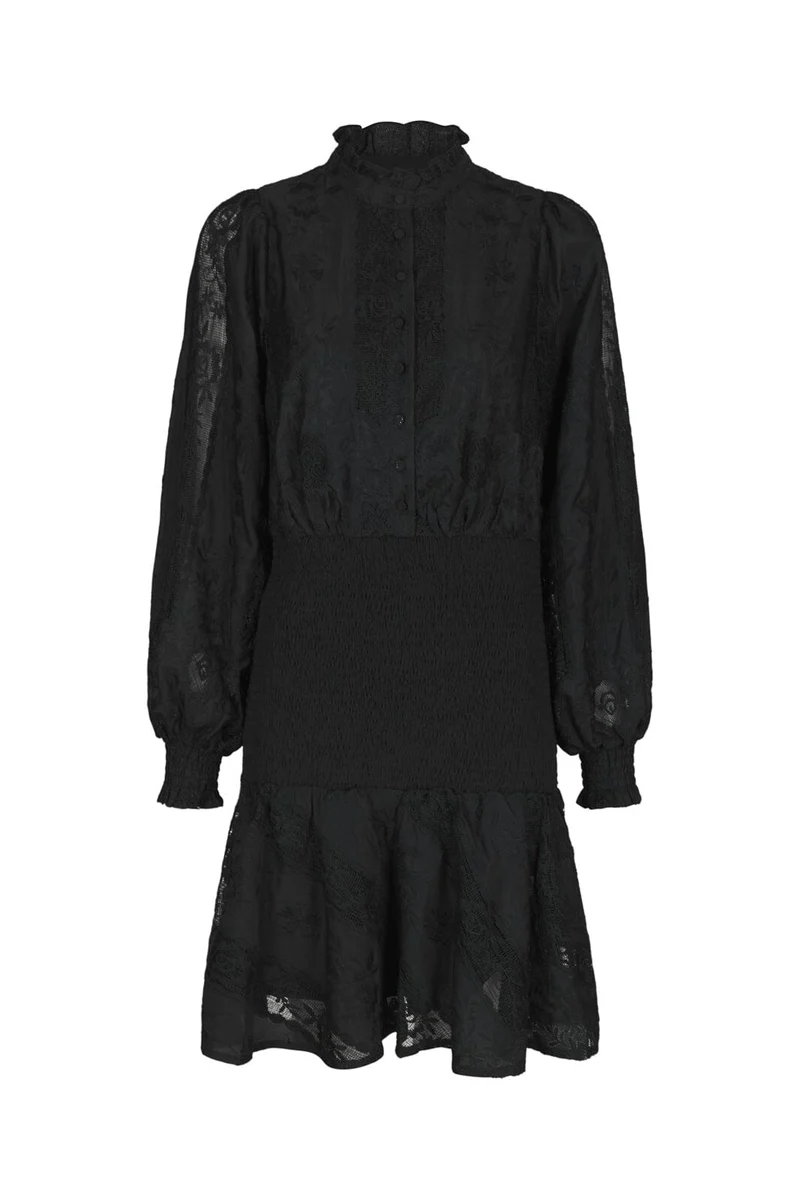 Neo Noir - Bonia Smock Dress 169174 - 100 - Black