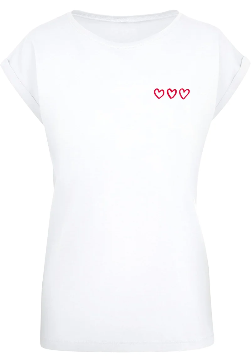 MT Three In A Row Ladies Extended Shoulder Tee