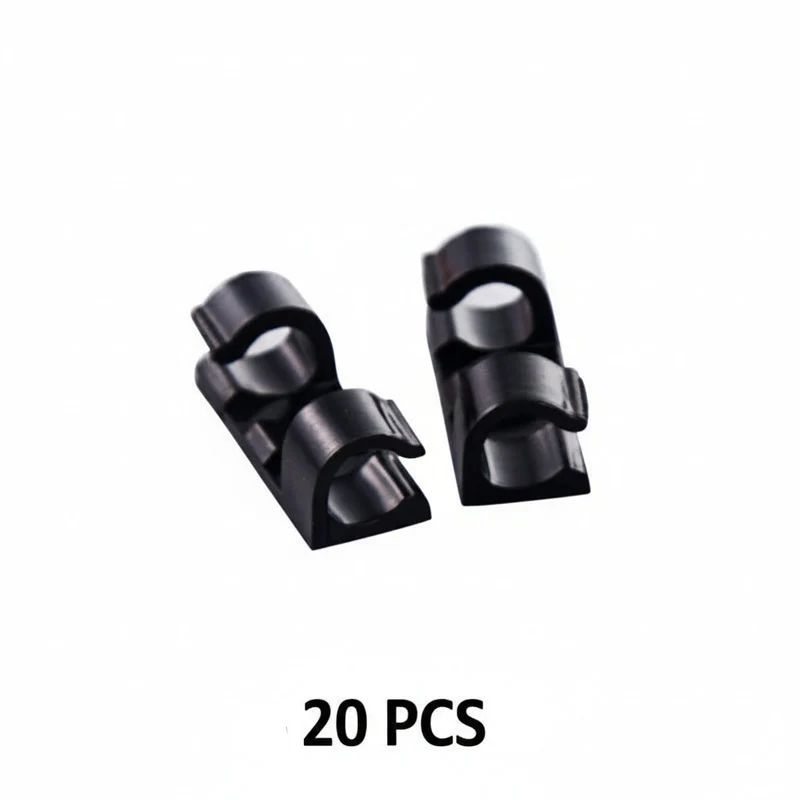 GlideHold® WireClamps 1+1 GRATIS: Självhäftande Enkel Kabelorganisation Trådklämmor