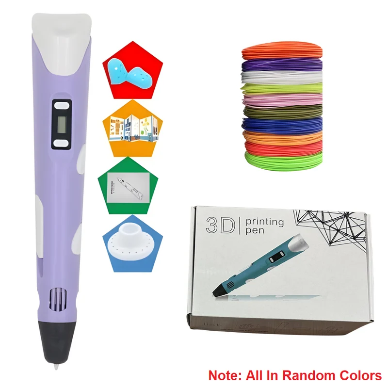 Kletshuts™ DrawingPen: Lättanvänd DIY 3D Kreativ Ritpenna Filament Set