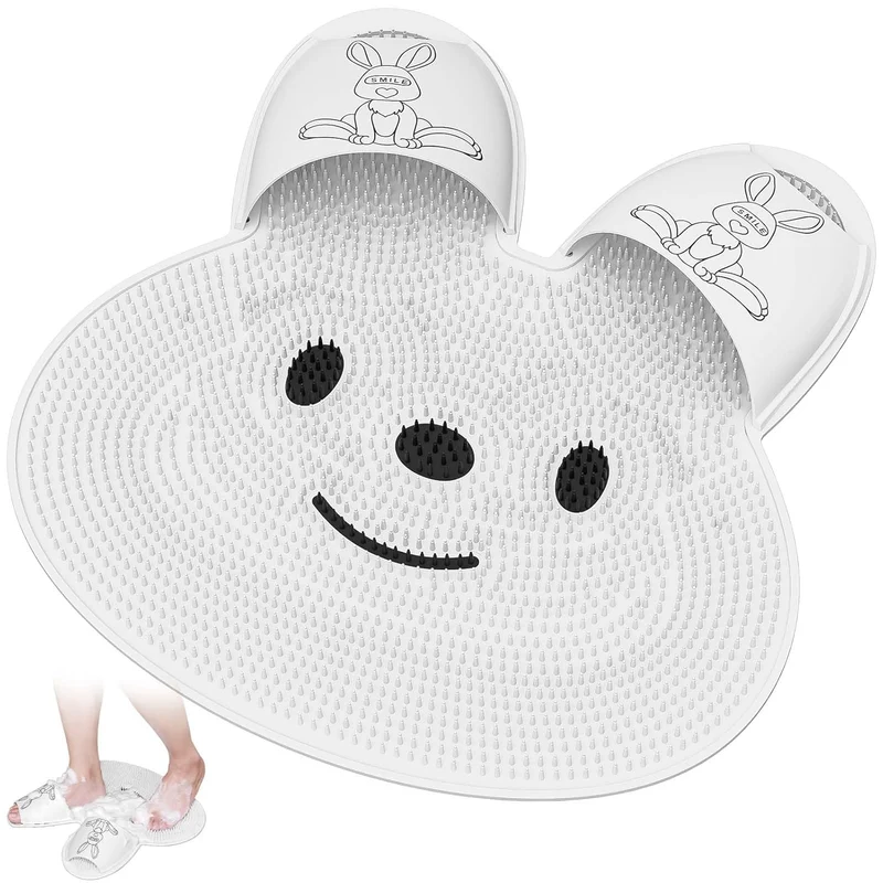 FootScrubber™ - Kaninform Duschfot Skrubbare Och Massagematta
