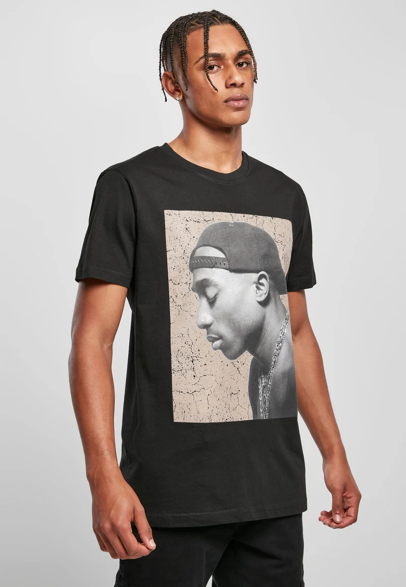 MT Tupac Cracked Background Tee