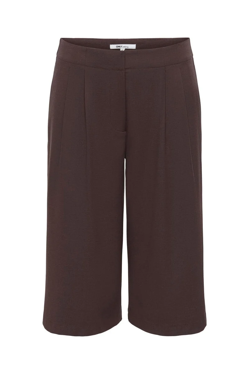 Only - Onlkamia Pleat Bermuda Short Tlr - 5065955 Coffee Bean Melange