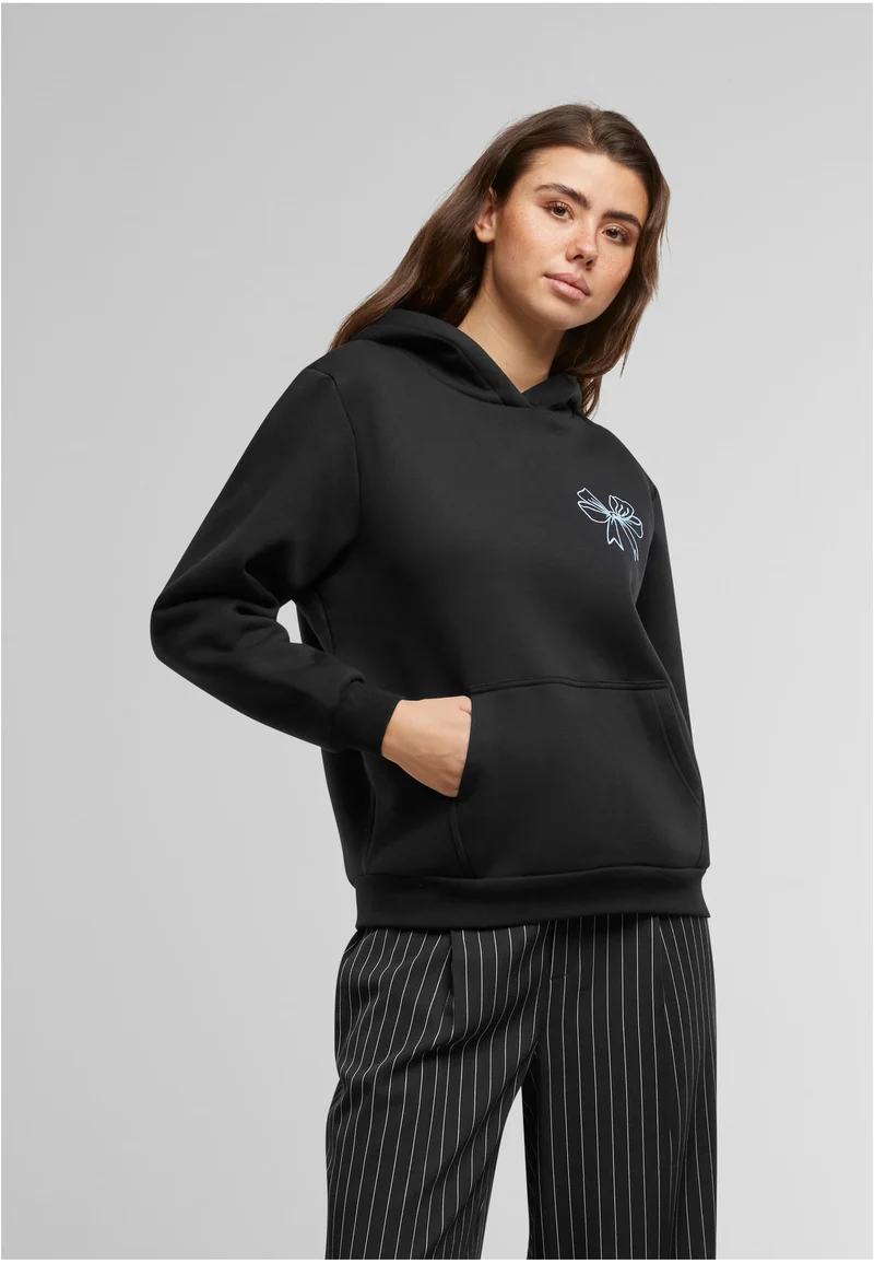 MT Good Vibes Bow Ladies Fluffy Hoody