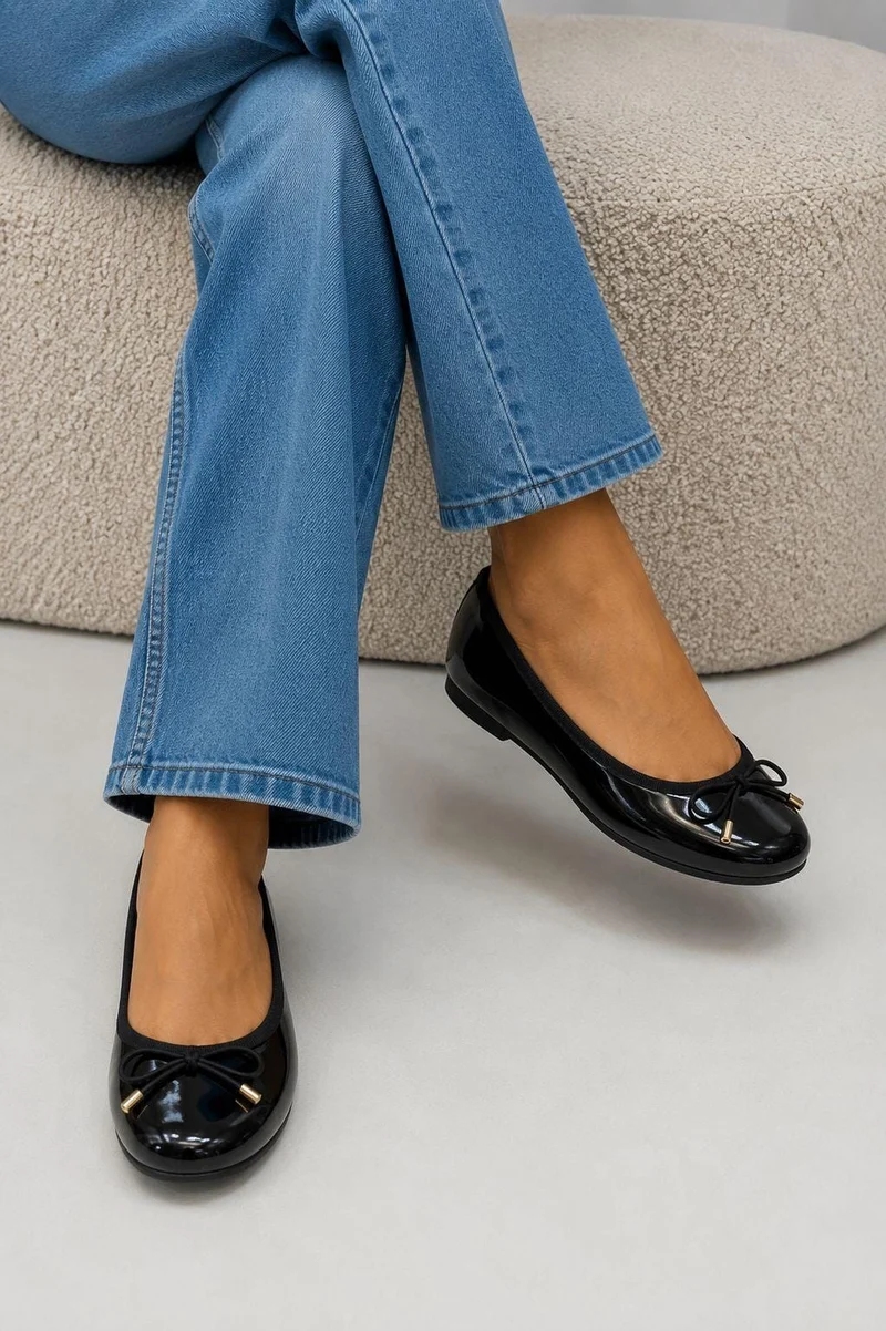 Bloom - Nigella Ballet Flats - Black