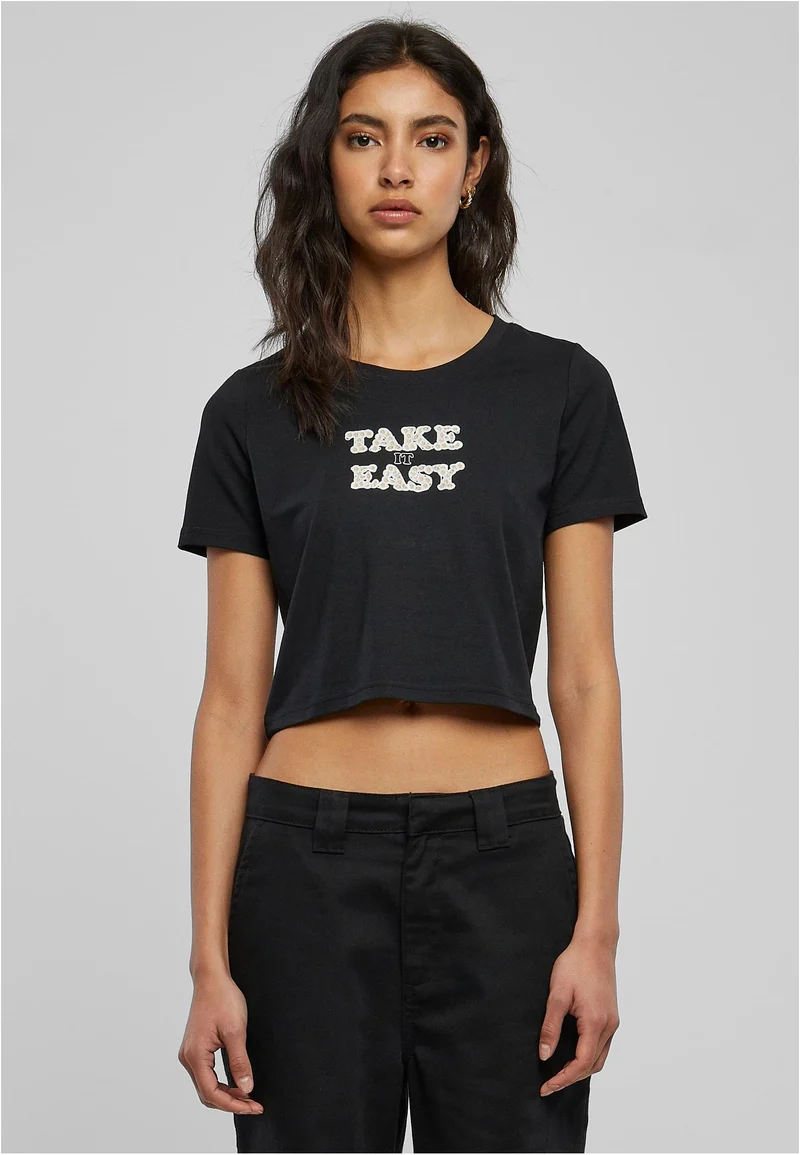 MT Take It Daisy Cropped Tee