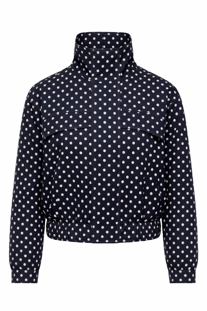 JDY - Jdynaomi L/S Jacket - 5219434 Sky Captain White Dots
