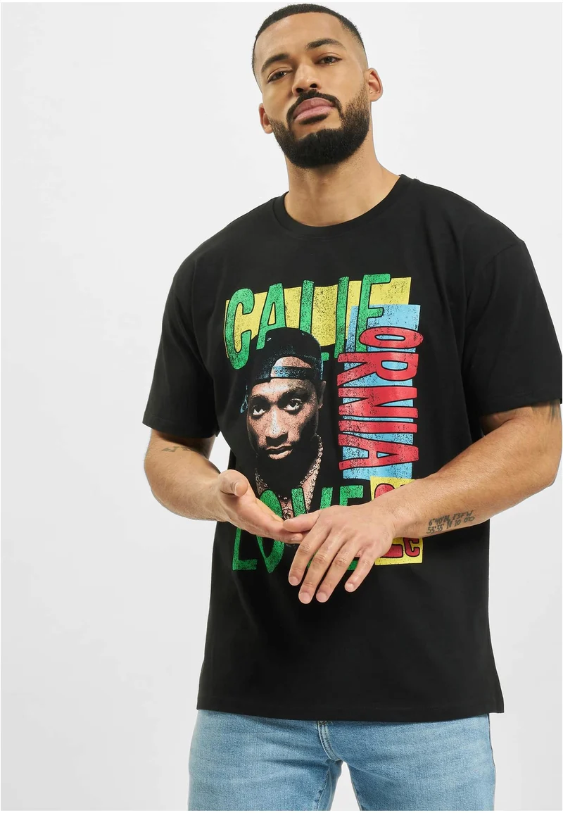 MT Tupac California Love Retro Oversize Tee