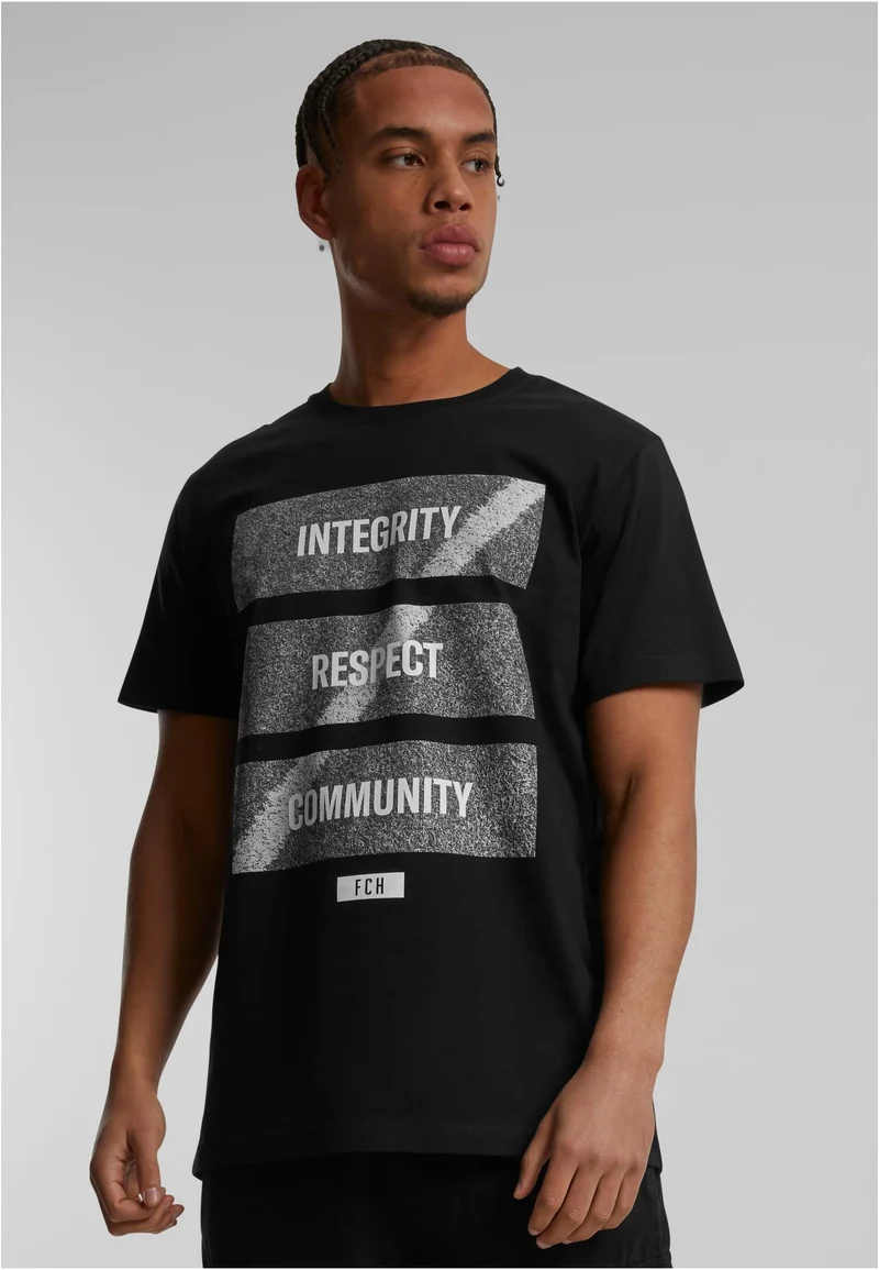 MT Footballs Coming Home Integrity, Respect, Community Tee