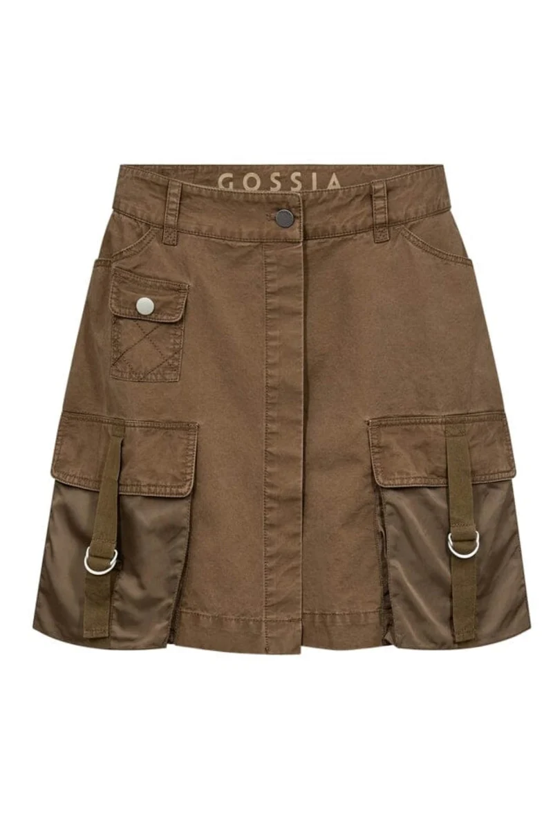 Gossia - Marleago Skirt G3046 - Khaki Brown