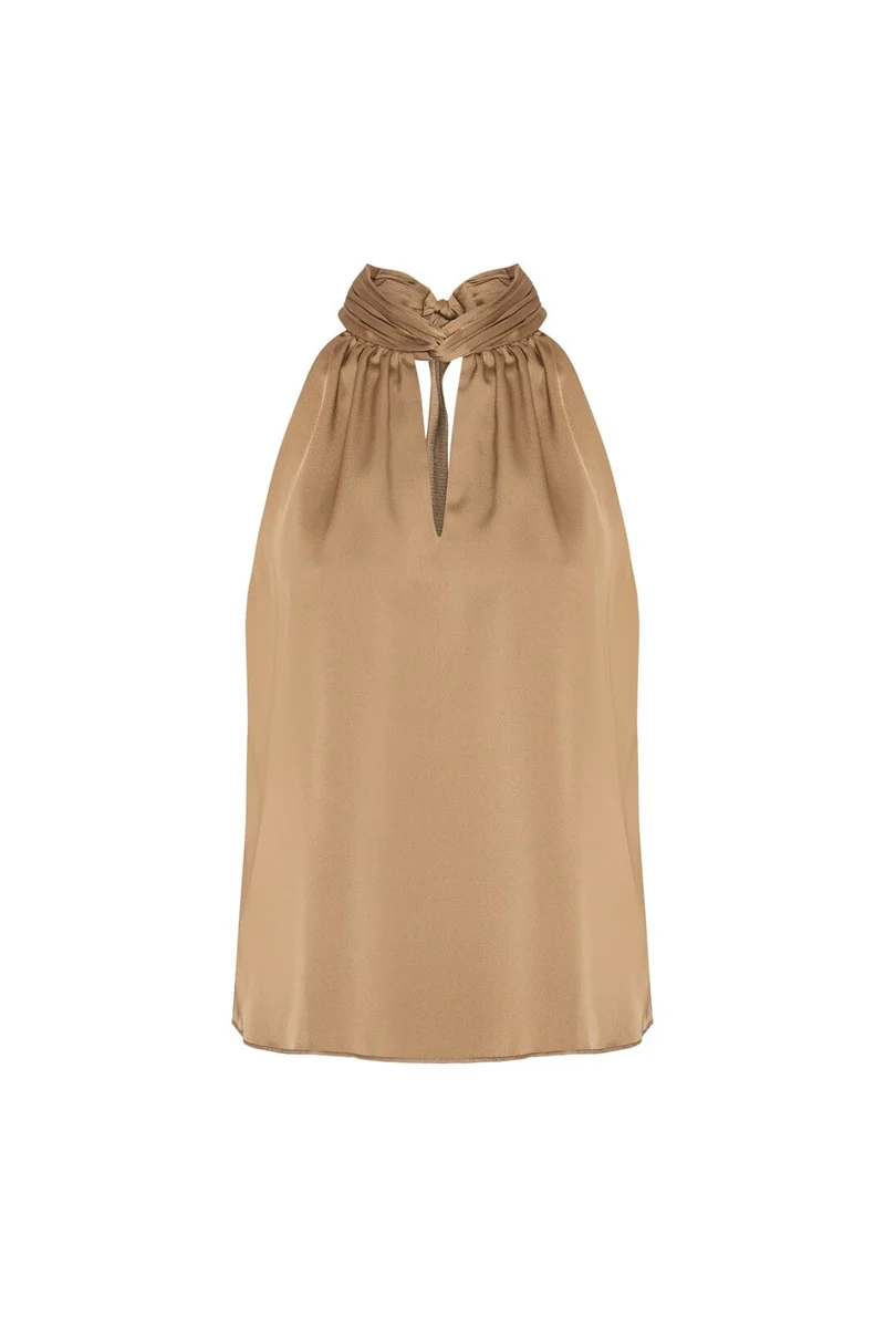 Karmamia - Ava Top 2491 - Hammered Camel