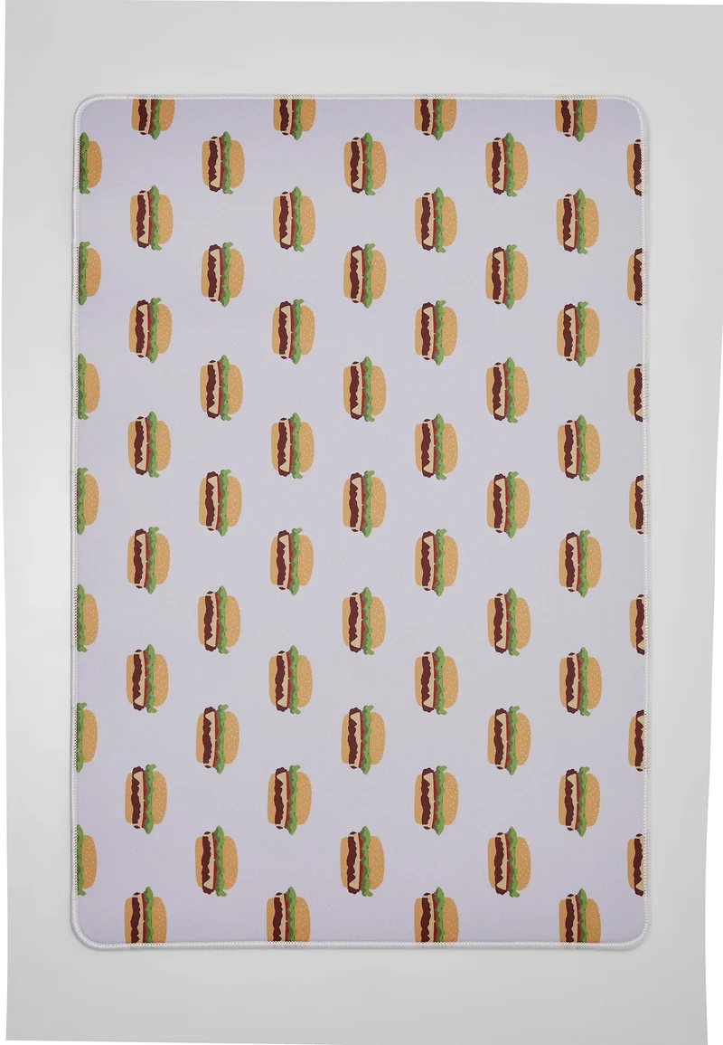 Burger Allover Desk Pad