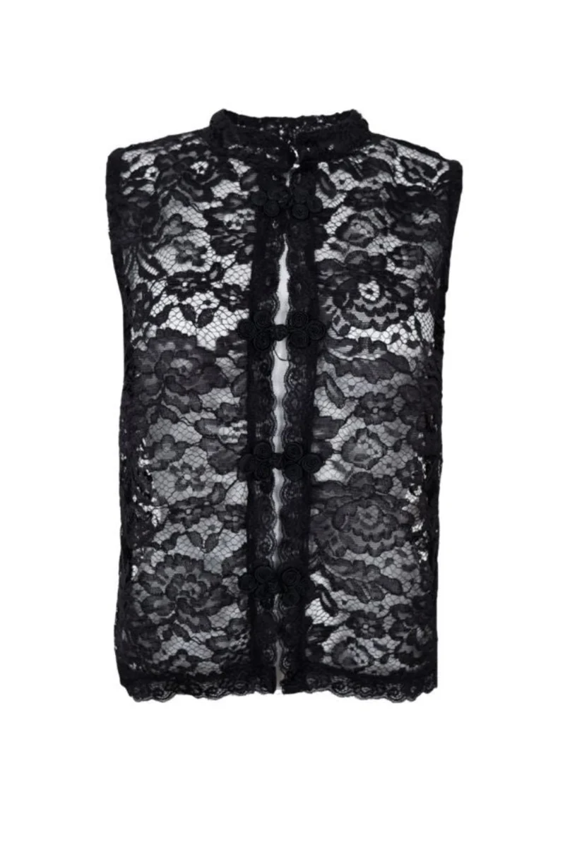 Black Colour - Bcrosa Napoleon Top 41300 - Shirts - Black