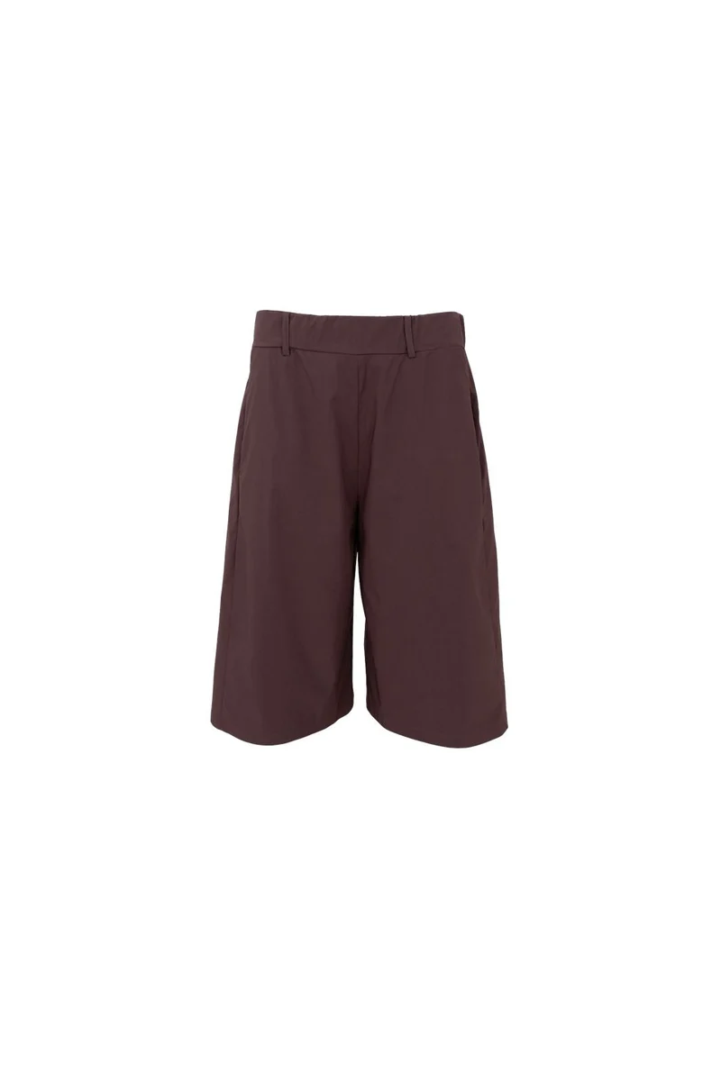 Black Colour - Bcdavina Panel Shorts 41295 - Coffee