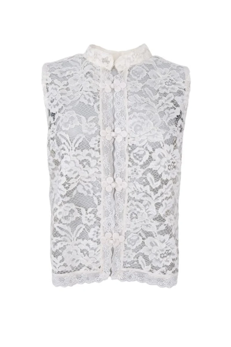 Black Colour - Bcrosa Napoleon Top 41300 - Shirts - Off White